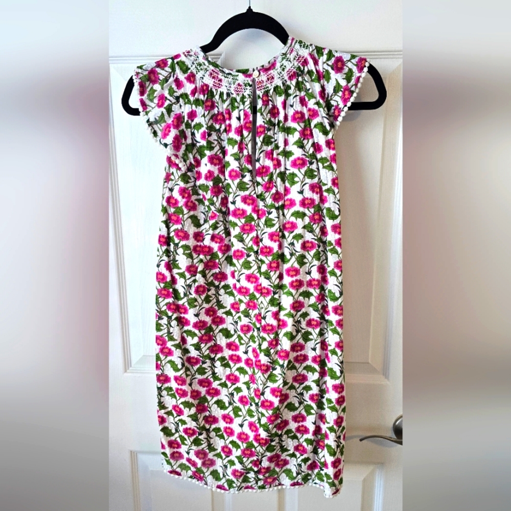Roller Rabbit Floral Dress Girls Size 12 - Picture 4 of 16
